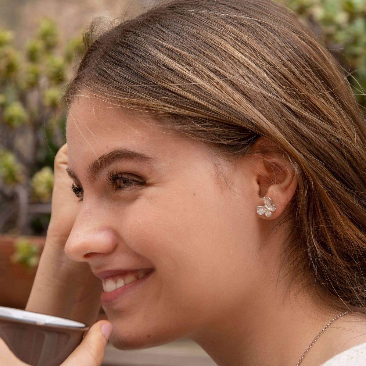 Silver Butterfly Earrings: Spain