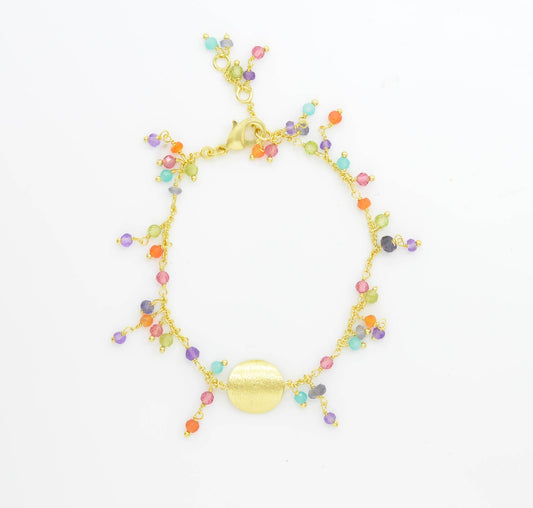 Gold Multibeaded Bracelet: Germany