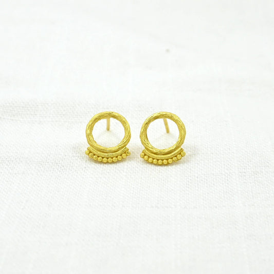 Alexandra Gold Stud Earrings: Germany