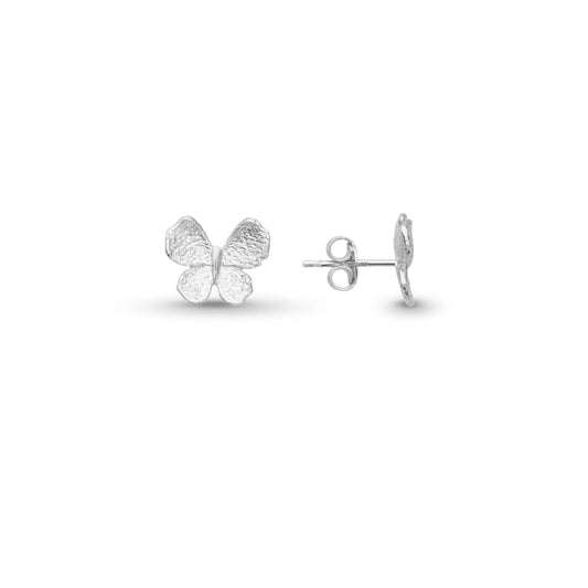 Silver Butterfly Earrings: Spain