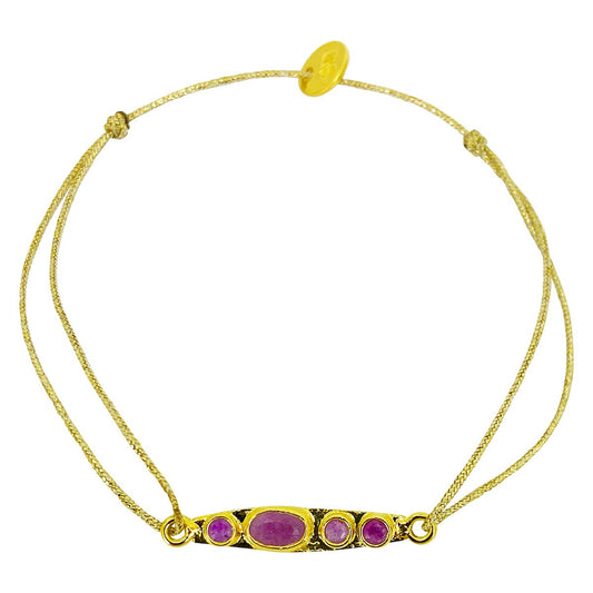 Gold and Ruby Manoush Bracelet: France