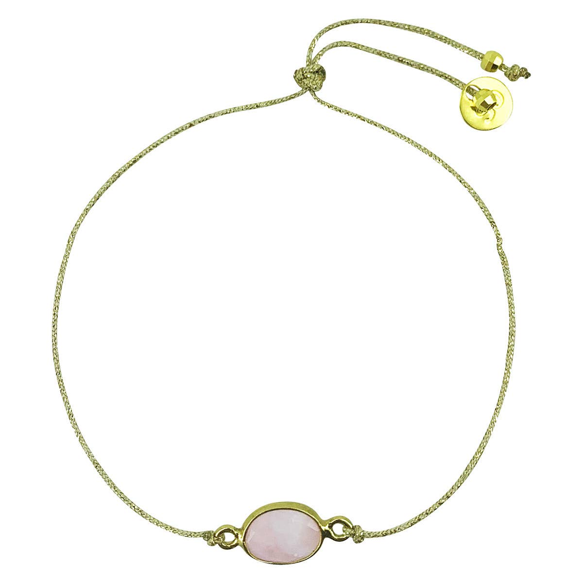 Bracelet Magali with Pink Tourmaline Gemstone: France