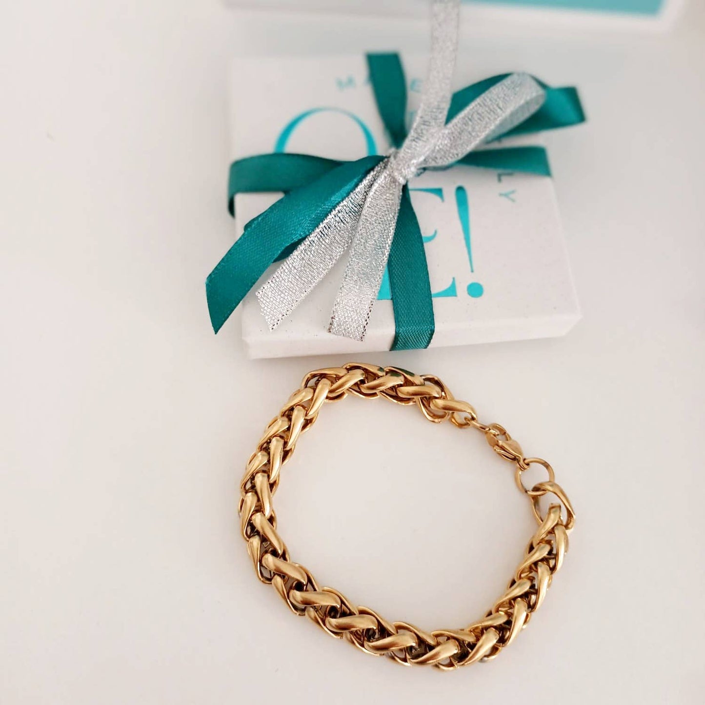 Gold Flat Legami Chain Bracelet: Italy